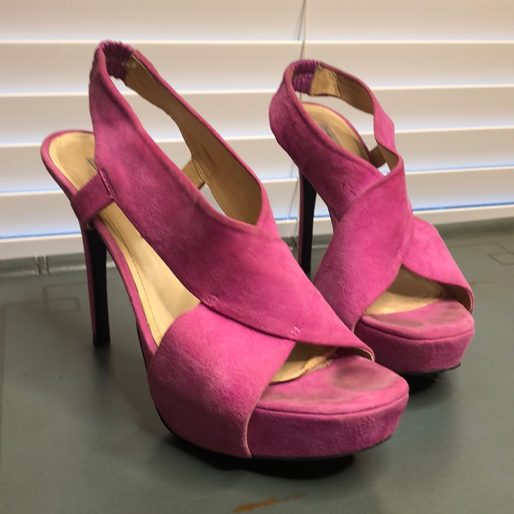 Diane Von Furstenberg Pink Sandal Heels